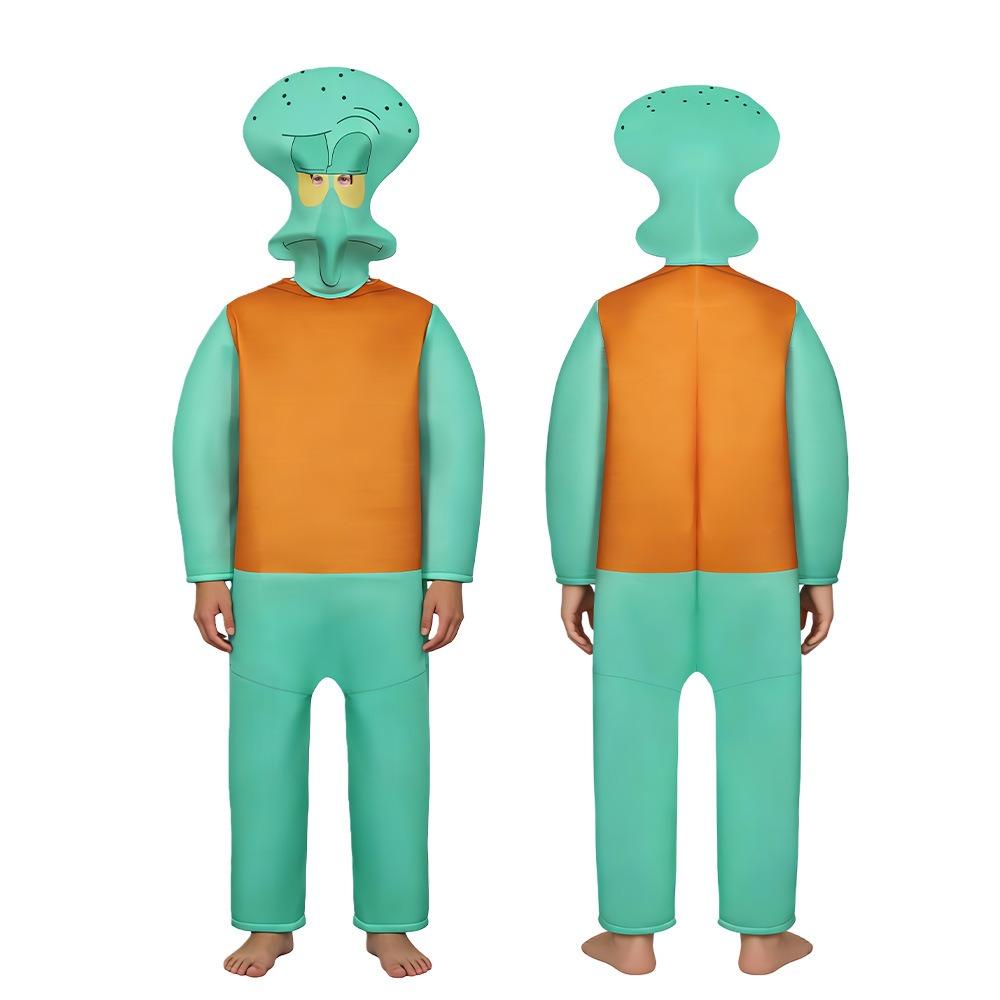 Anime Kreslený Patrick Hvězda Cosplay Kostým Houba Patrickstar Kombinéza pro Ženy Dívky Chlapce Muže Purimová Párty Karnevalový Kostým