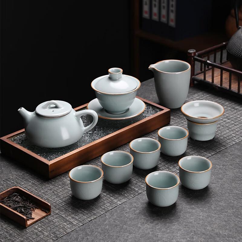 Lilang Ruyao Ceramic Gongfu Tea Set