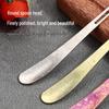 Food-Grade Titanium Fruit Fork - Elegant Ice Flower Design for Outdoor & Home Use