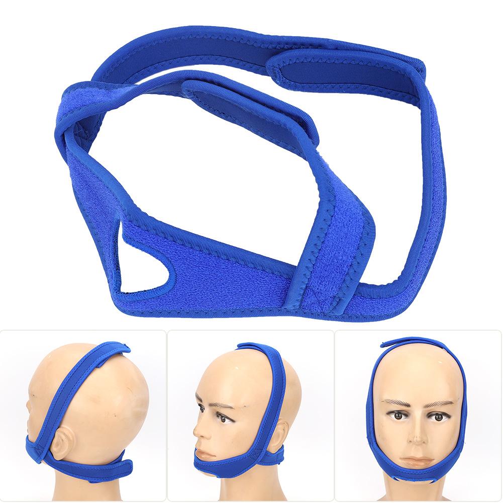 Adjustable Anti Snoring Chin Strap Snore Reduction Sleep Aids Devicesblue