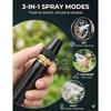 Home High-Pressure Car Wash Water Gun with Booster Nozzle and Hose, Metal 3 Adjustable Water Cannon/Sprayer/Washer, A Must-Have for Watering Plants