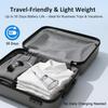 Water Dental Flosser for Teeth – 300ML Cordless Oral Irrigator with 6 Replaceable Jet Tips, 3 Modes, Portable Rechargeable Electric Flosser for