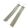Les Trésors De Lily [M8204] - Silver 'Choreography' Designer Earrings