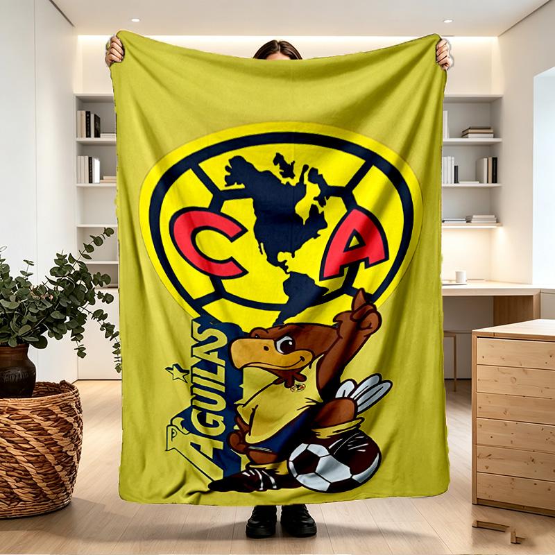 Club America Print Blanket - Soft & Comfortable, for Bedroom, Travel, Sofa, Home Decoration - Birthday Christmas Gift for Friend