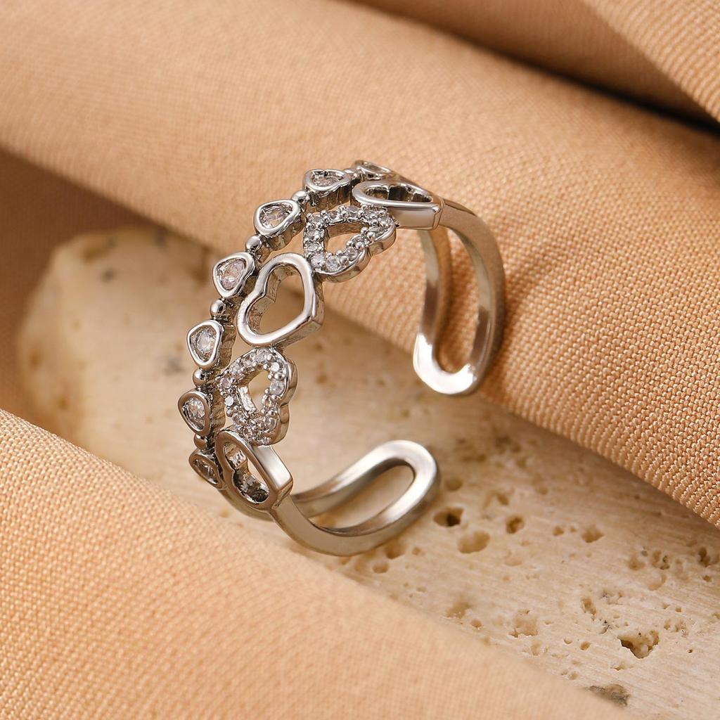 High-End Cross-Border Fashion Bow Ring for Women - European & American Style Open Index Finger Accessory