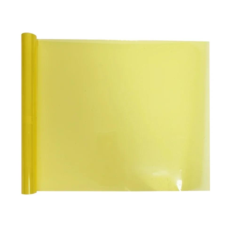 

Car Vinyl Packaging Headlight Film Auto Front and Tail Light Self-adhesive Anti-scratch Sticker Motorcycle Auto Accessories 30cmx60cm жовтий