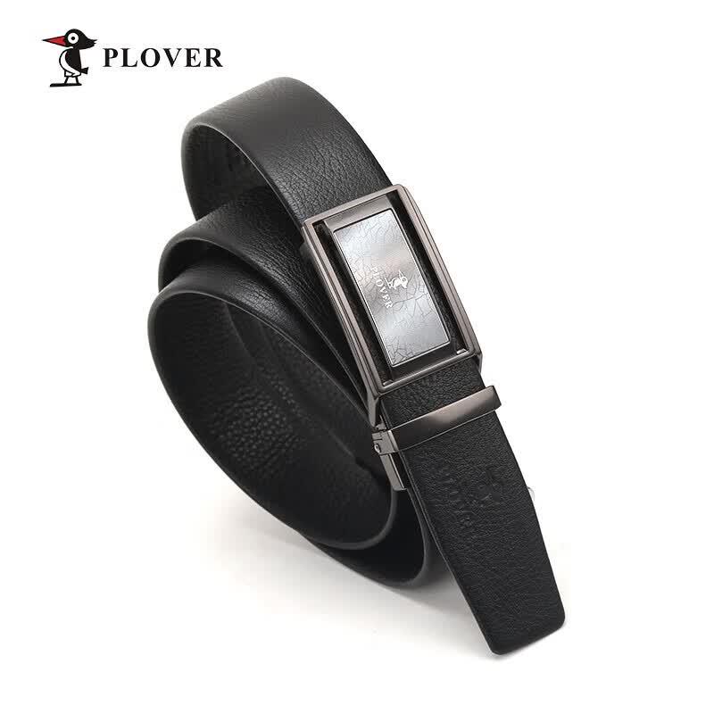 PLOVER Men s Automatic Buckle Leather Belt
