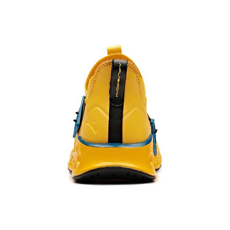 Anta Wormhole Technology Flash Energy Shock Absorption Low Top Running Shoes Men Running Shoes National-Flag-Yellow 11925589-2