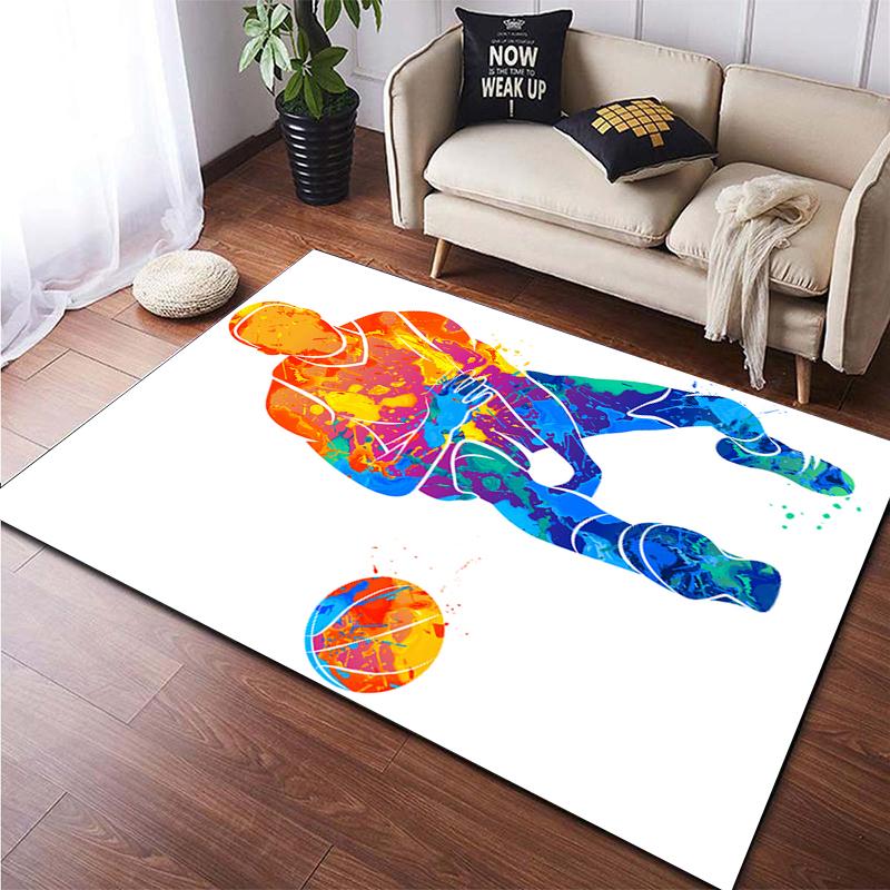 Basketball HD Printed Area Large Rug ,Carpet for Living Room Bedroom Sofa Decoration Non-slip Floor Mats Dropshipping Alfombras