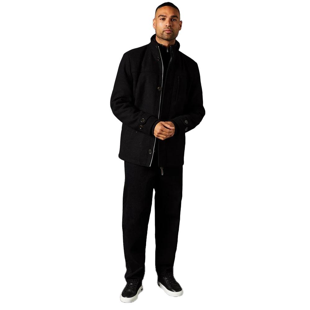 Maine Herren Wollmischung Stehkragen Jacke