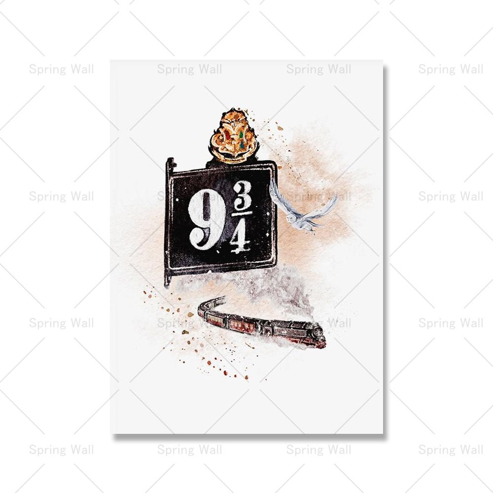 Vrăjitor Școală Matură Carte Poțiune Bufniță Vulpe Film Poster Printuri Artă Pânză Pictură Pepinieră Artă Perete Poze Decor Camera pentru copii