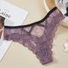 Low Waist Lace Panties Thong Mesh Lace Briefs Sweet Underwear for Women  Lady