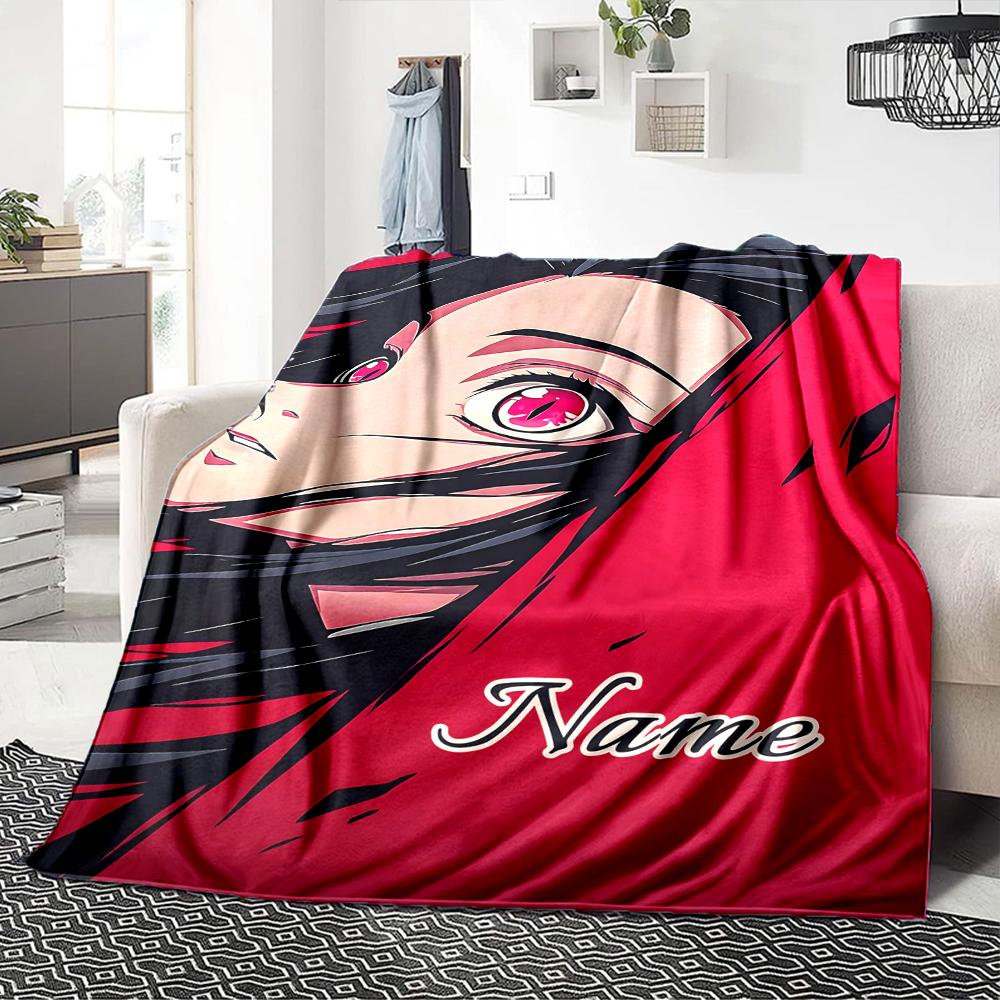 Custom Name Owl Warrior'S Might Party Blanket For Couch Bed Plush Cozy Fuzzy Blanket Super Soft Warm Blankets For Fall And Winter 0916302