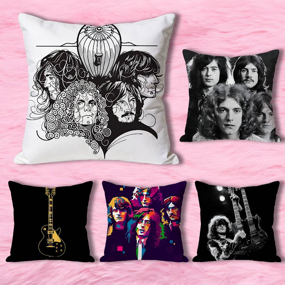 L-Led Z-Zeppelins-ES Pillow Cases for Bedroom Living Room Sofa Home Decor Polyester Cushion Cover with Zipper