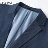 FAPAI Men's Cotton Blend Casual Blazer