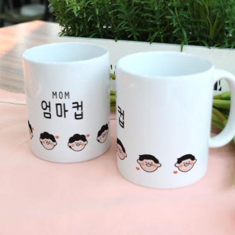 ga922-Design Mug 2p-Icon Mom and Dad Cup