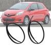 2Pcs Roof Rail Weatherstrip Seal Trim EPDM Rubber Roof Drip Channel Seal 75551-52130 for 2007 to 2011 Automotive