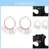 Sequin Flower Colorful Earrings In Alloy For Trendy And Creative Style