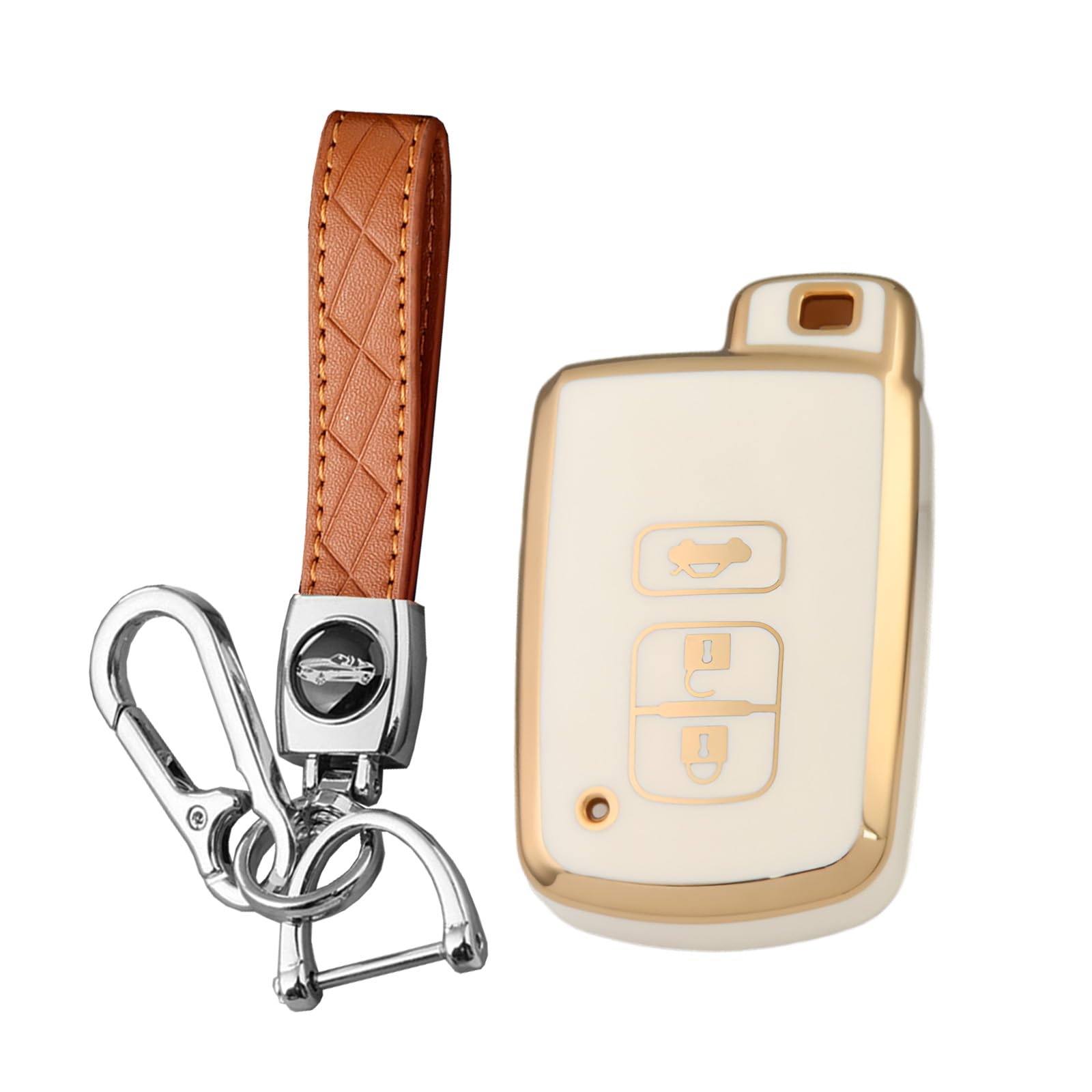 

Ключ Ключ Ключ Toyota Prius Поздний Ключ Prius 80 170 Harrier 60 Автомобиль A Белый [KUNIO] 3-Кнопочный Чехол, Кейс, Держатель, Силиконовый, Совместимый, Alpha, Модель, Alpha,