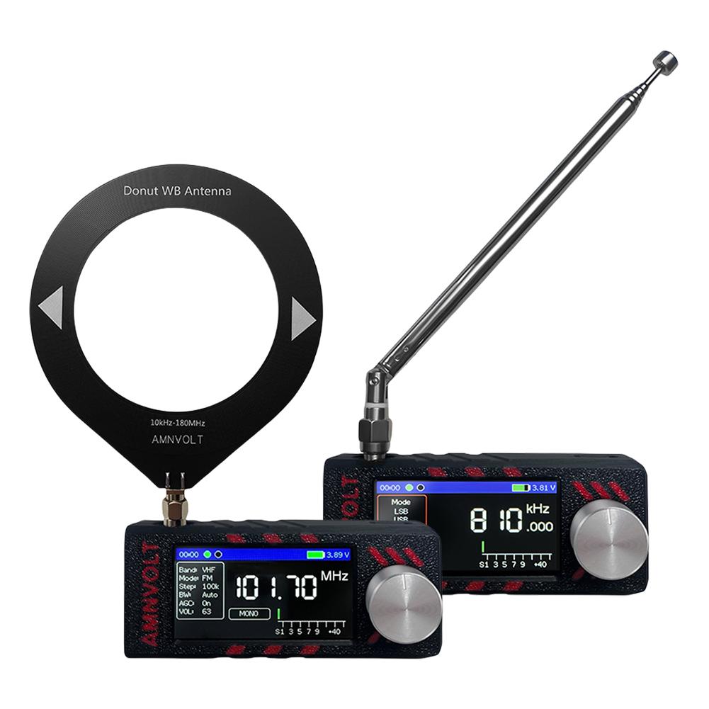 SI4732 LSB USB AM FM FM/AM Radio 1.9inch IPS Screen Mini Pocket Radio HF SW MW VHF Radio DSP Radio