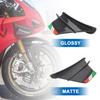 Stuurvnee Motorrad Winglet, Aerodynamisches Flügelkit, Spoiler Motorrad, Windströmung Fester Flügel, S1000RR V4-10R R1, Mattschwarz