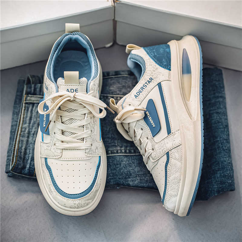 Fashion Tied Hip Hop Man Fitness Sneakers Casual Tennis Kit Luxury Flat Shoes Sports Practice Shoos Global Brands Overseas Wide Fit