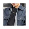 Emporio Armani Couple Ring Necklace Steel Sweet Decoration Love Stainless Steel Necklace Men's Style EGS2760001