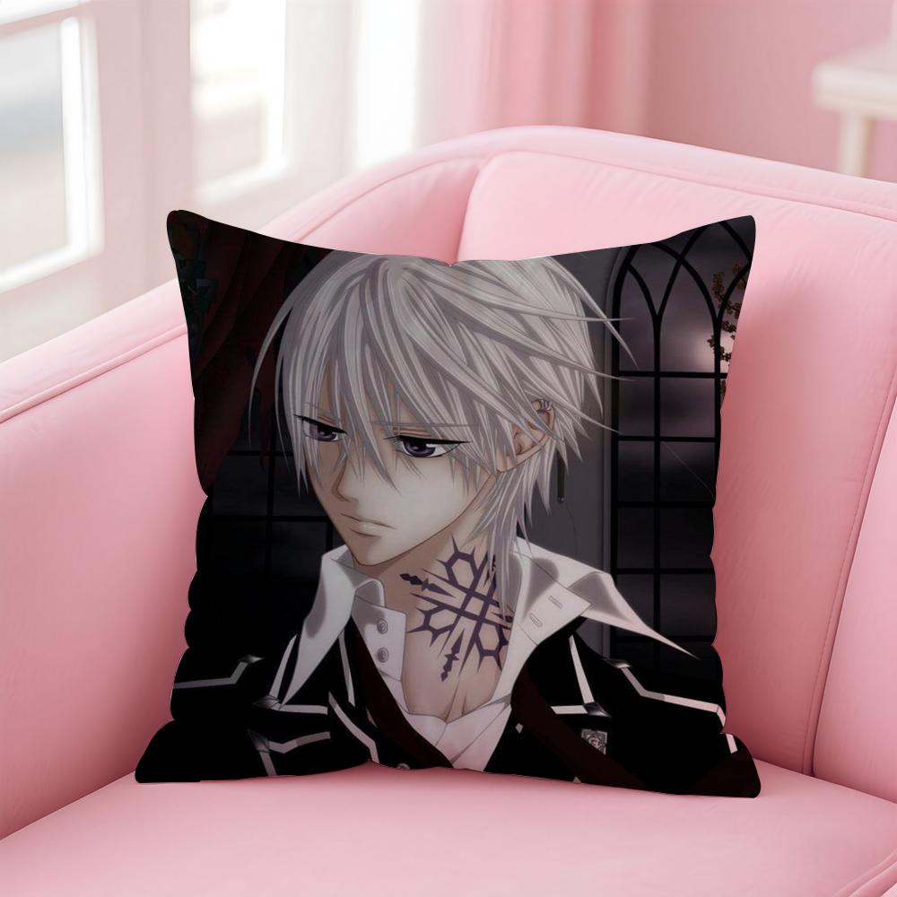 V-Vampire Knight Cushion Cover Comfortable Reversible Pillow Cover Ideal for Car Sofa Bedroom & Beyond