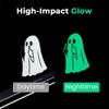 Glow Cute Middle Finger Stickers, Glow In The Dark Halloween Stickers, Car Middle Finger Decals, Scary Luminous Decals For Home Decour