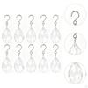 10 Pieces Teardrop Pendants Shiny Garden Suncatcher for Light Party Festive