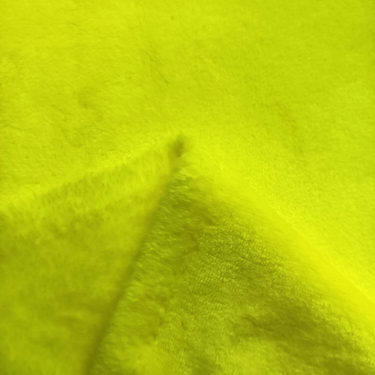 Ev Tekstili İçin Alev Geciktirici Çift Taraflı Polyester Flanel Kumaş