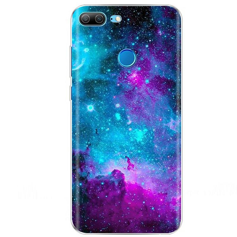 Etui For Honor 9 Lite Etui Kwiat Miękki Silikon Couqe Etui na Telefon Huawei Honor 9 Lite Etui Na Tył Honor9 9lite Coque Funda
