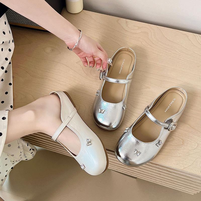 Beautiful bag head half slippers women's summer wear new with skirt one pedal half support single shoes cool slippers