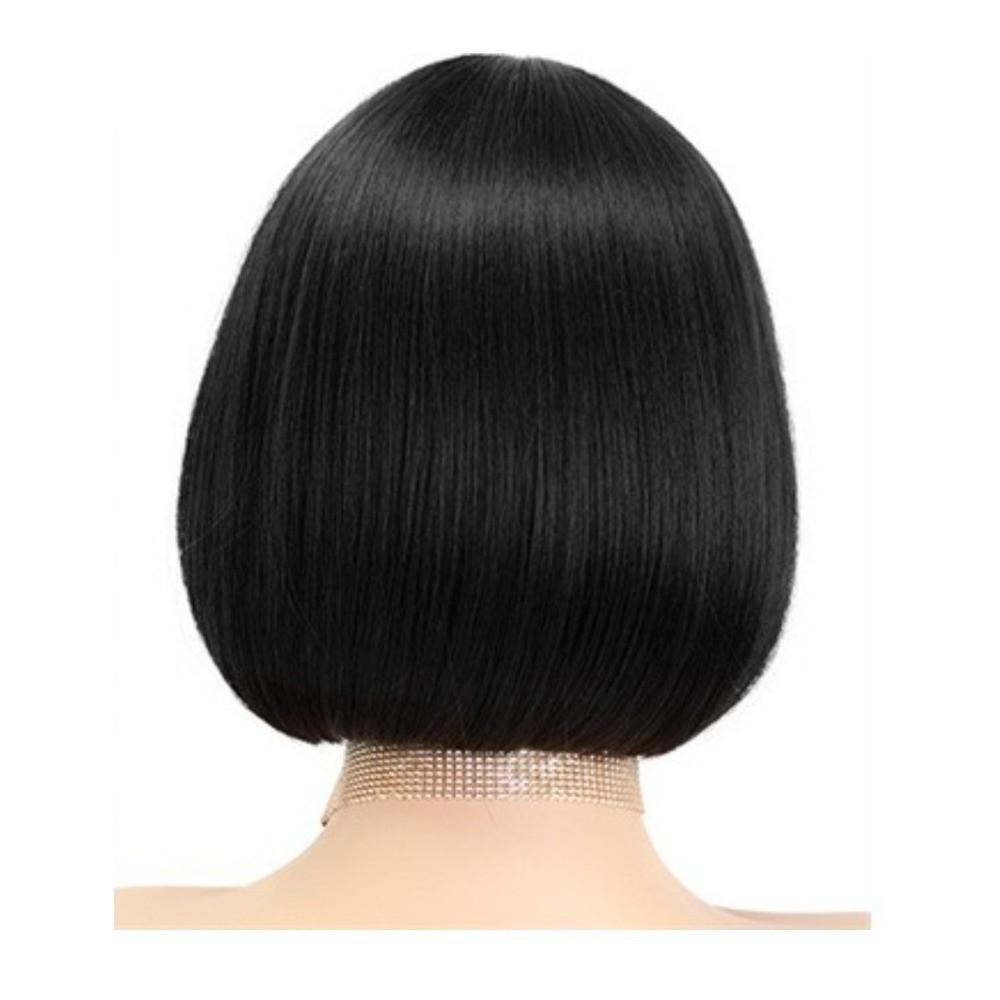 Cosplay Bob Straight Hair Wigs Harajuku Pink Black Orange Short Wigs Women Layered Wig Carnival