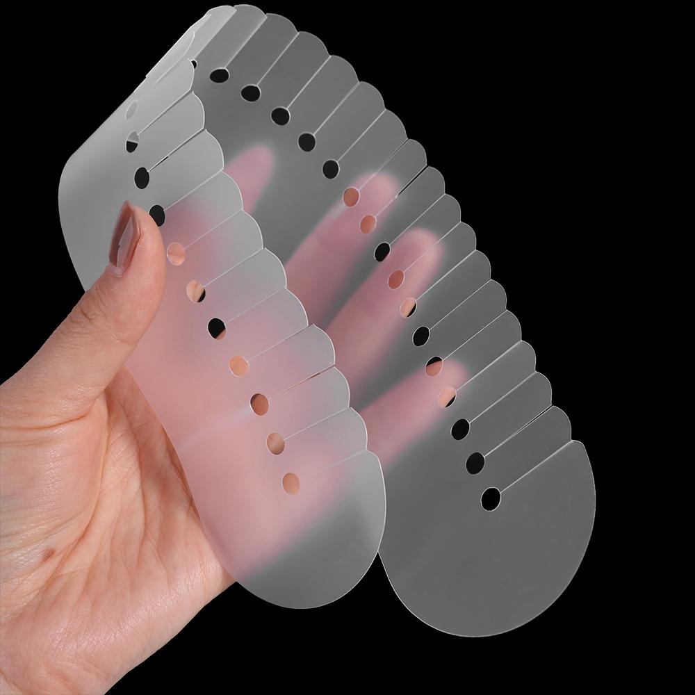 Makeup Glue Protector Templates Multi Hole Heat Shield Spacers Salon