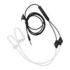 Air Tube Earphone Earbuds Wired Headphones W HandFree Microphone for Samsung 3.5mm Jack(Noir )