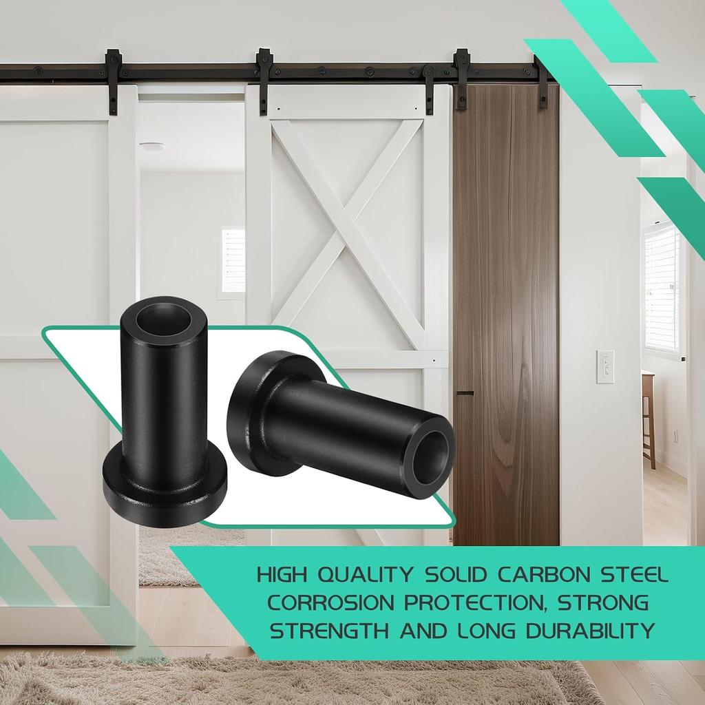 10 Set 2 Inch Barn Door Spacers Kit Sliding Replacement Barn Door Rail Track Hardware Wall Spacers with Screws for Connecting Track Connection Device