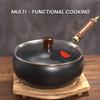 24cm Unbeschichteter Dicker Eisen Topf Antihaft Wok Schmortopf Küchen Kochtopf Gusseisen Pfanne Kochgeschirr Wok Pfanne Bratpfanne