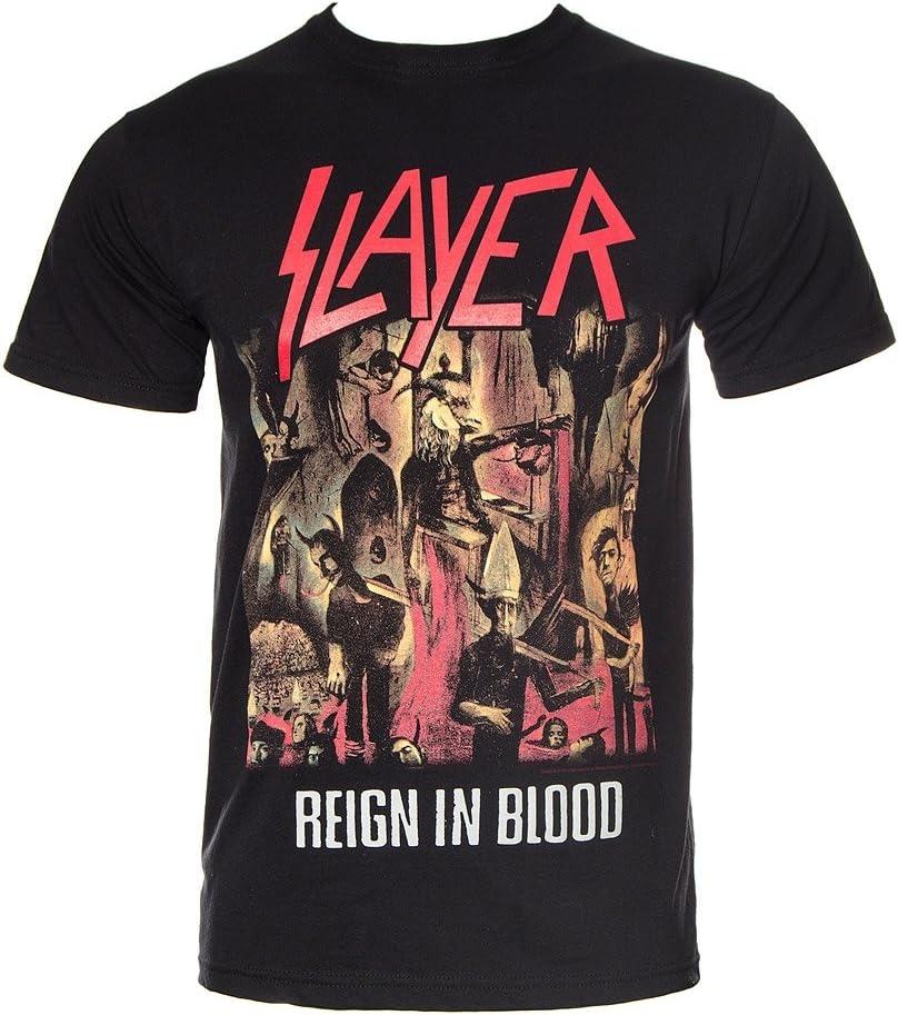 Official Band Merchandise Slayer Men s Reign in Blood T Shirt - Small, Black S