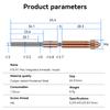 3D Printer Accessory 1.0mm CZ Copper Hardened Steel Coating Nozzle Compatible with Creality K1C K1