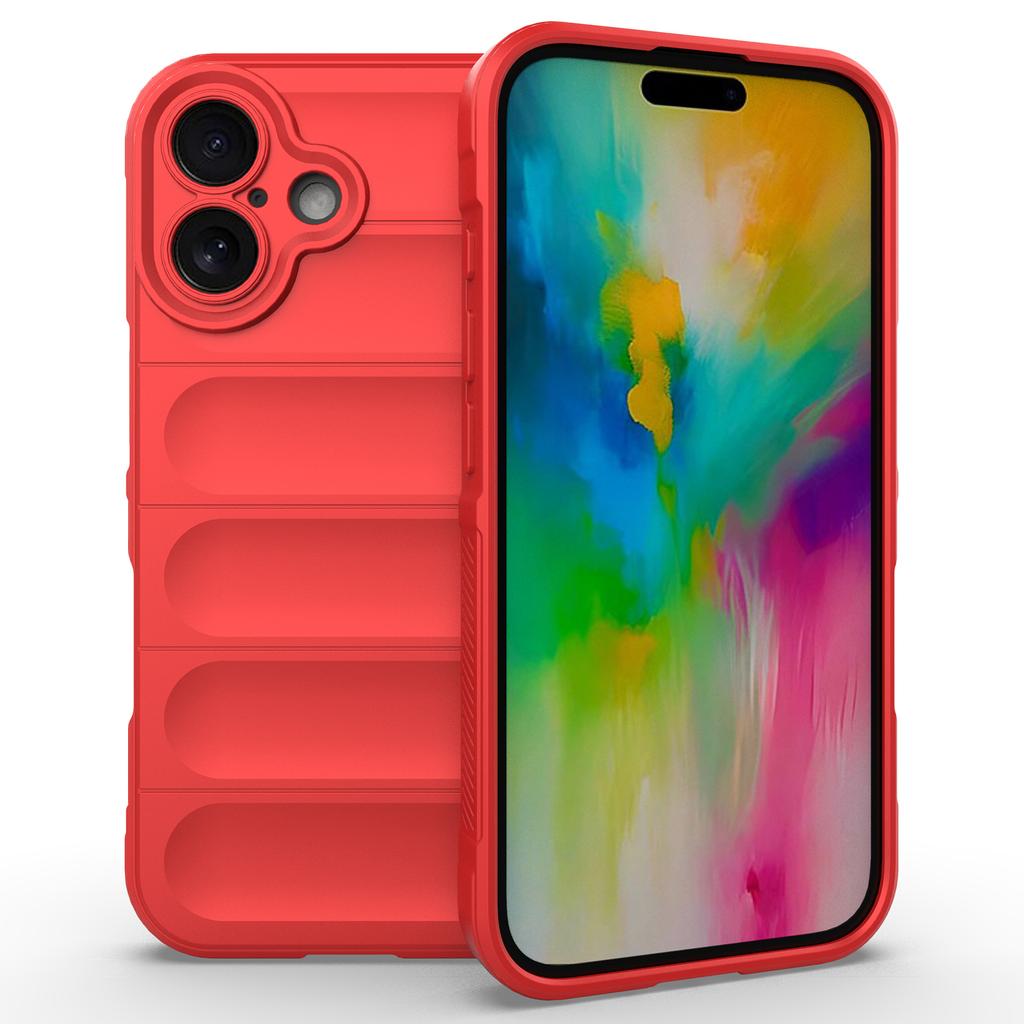 For iPhone 16 Plus Case Rugged TPU Shockproof Mobile Phone Cover