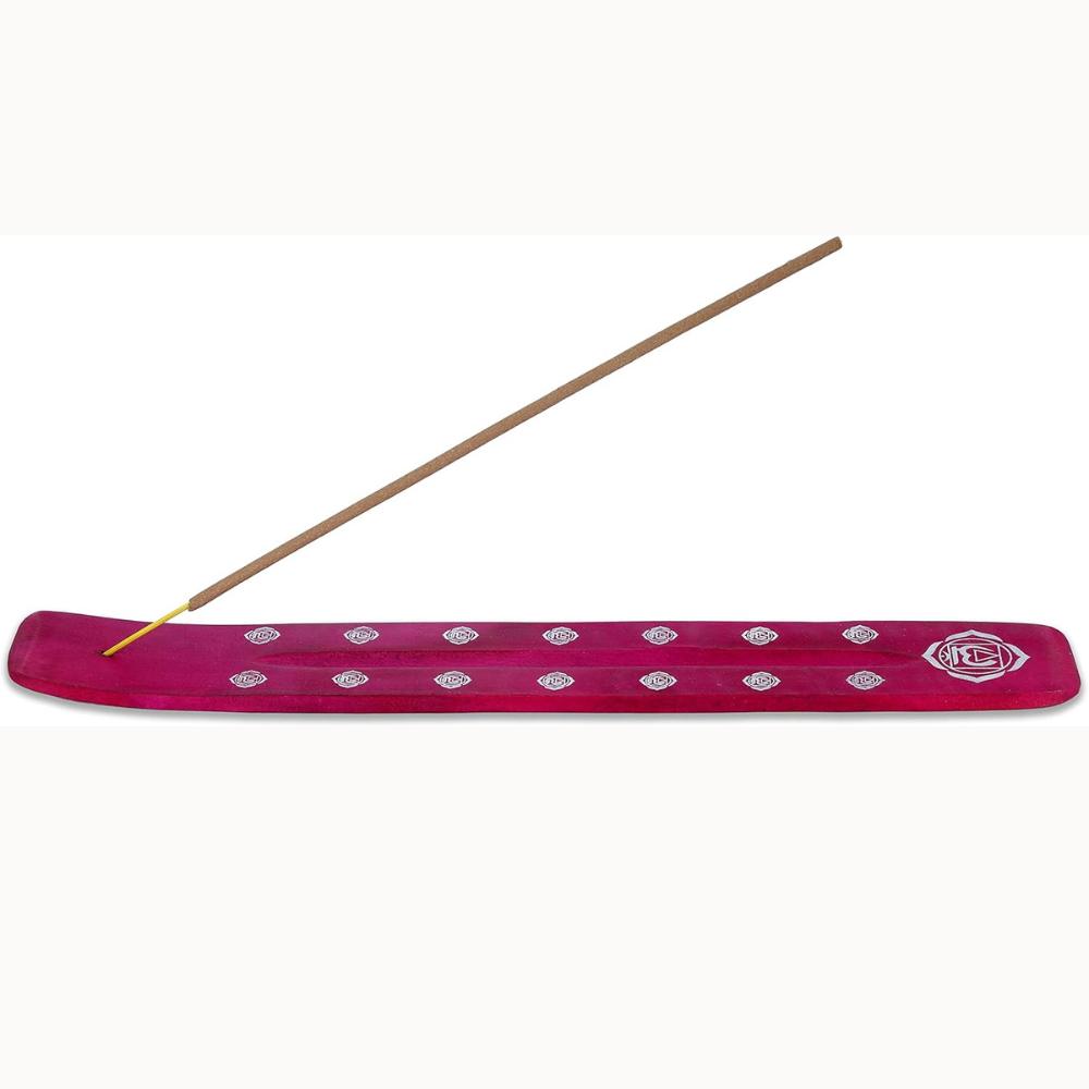 

Bless-International Традиционная-ручной-работы-курильница-деревянная-держатель-палочки-благовоний-подставка-уловитель-золы-для-ароматерапии-медитации-йоги (Сердце Розовое) One Holder