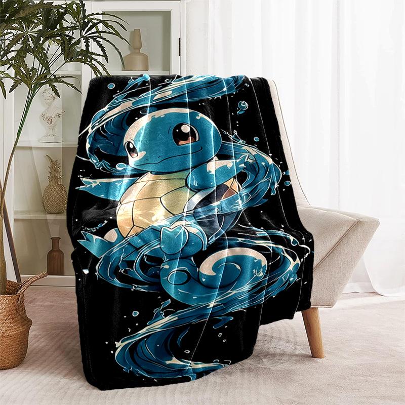1pc Blanket - Pokémon Print Design, Lightweight Blanket for Sofa, Bed- Soft &Warm, Gift for All Seasons