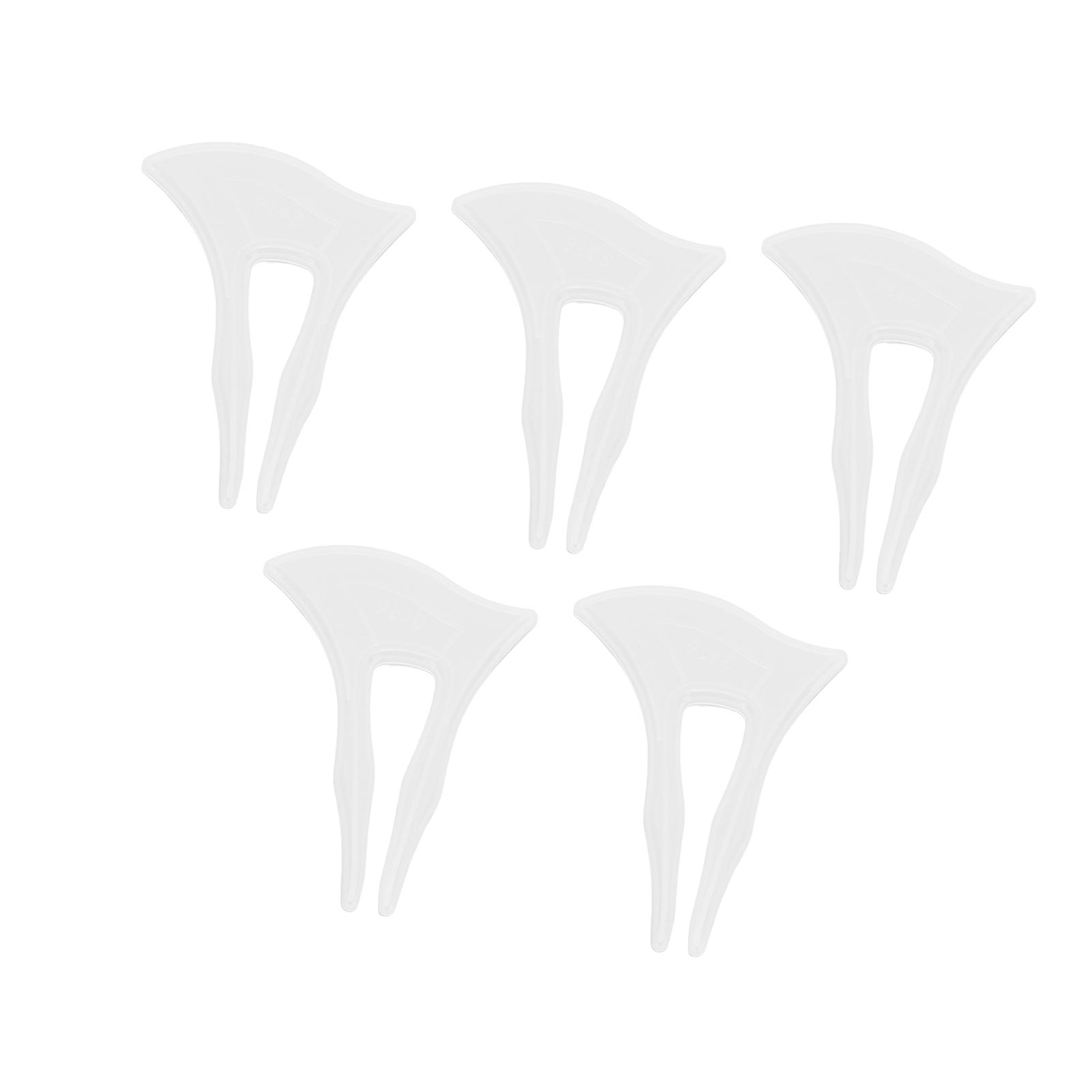 

5 шт. силиконовых форм для заколок для волос, легкая выемка, более гладкие, эластичные, многоразовые формы для ювелирных клипс для дома