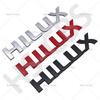 3 Color Metal HILUX Labeling Logo 3D Car Letter Rear Trunk Sticker Badge Tailgate Emblem Car Styling Accessories