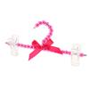 Appendiabiti con fiocco di perline, clip in plastica antiscivolo per pantaloni e vestiti, organizer per vestiti per cani, accessori per la lavanderia