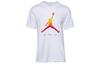 Legacy AJ11 T Shirts Men's White Crew Neck Moderate Straight Fi