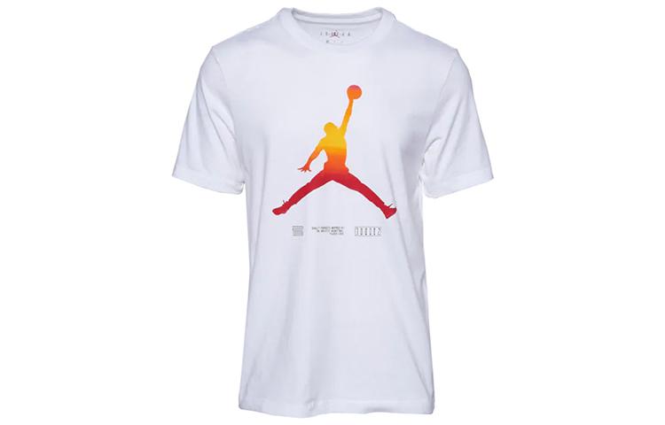 Jordan Legacy AJ11 T Shirts Men's White Crew Neck Moderate Straight Fi