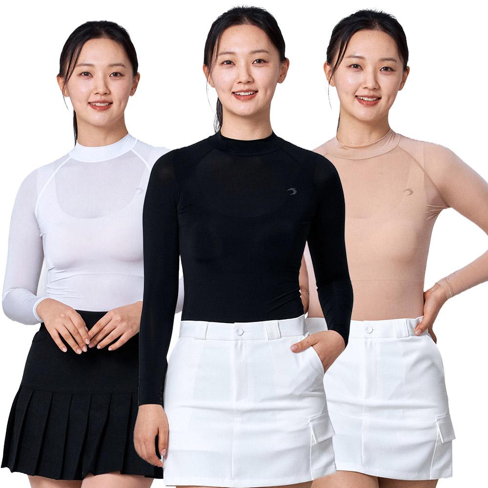 TS SPORTS Women'S Golf Wear Half-Neck Innerwear Underlayer