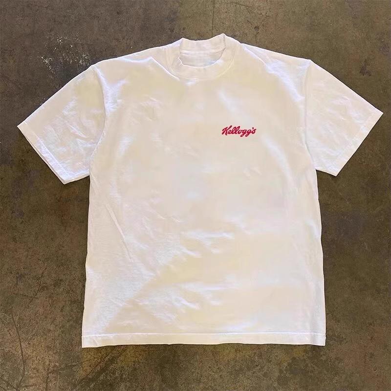 

Summer Essential Cotton Unisex TShirt Fashion Printing Soft Breathable Crew Neck Fashion Mens and Womens TShirts 2026 New M